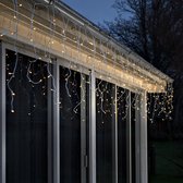 Rideau lumineux extérieur - 200 LED - Blanc Extra chaud - Dimmable - 6 mètres - Éclairage de Noël