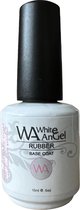 Gellex - White Angel- Rubber Base Coat (Clear) #1 - 15ml - Gel in Bottle - gellak nagels - biab nagels