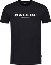 Ballin Amsterdam - T-shirts coupe régulière pour hommes Crewneck SS - Marine - Taille XXL