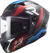 LS2 helm Thunder Carbon Supra FF805 rood / blauw maat XL