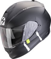 Scorpion Exo 491 Code Matt Black-Silver XL - Maat XL - Helm