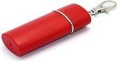 Draagbare Asbak Sleutelhanger Rood - Portable asbak - Asbak voor sleutelbos - Makkelijk mee te nemen buiten - Hanger asbak