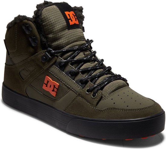Chaussures Dc Chaussures pour femmes Pure High-top Winter - Dusty Olive/orange