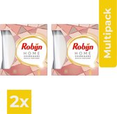 Robijn Geurkaars Rose Chique 115 gr - Kaarsen - Voordeelverpakking 2 stuks