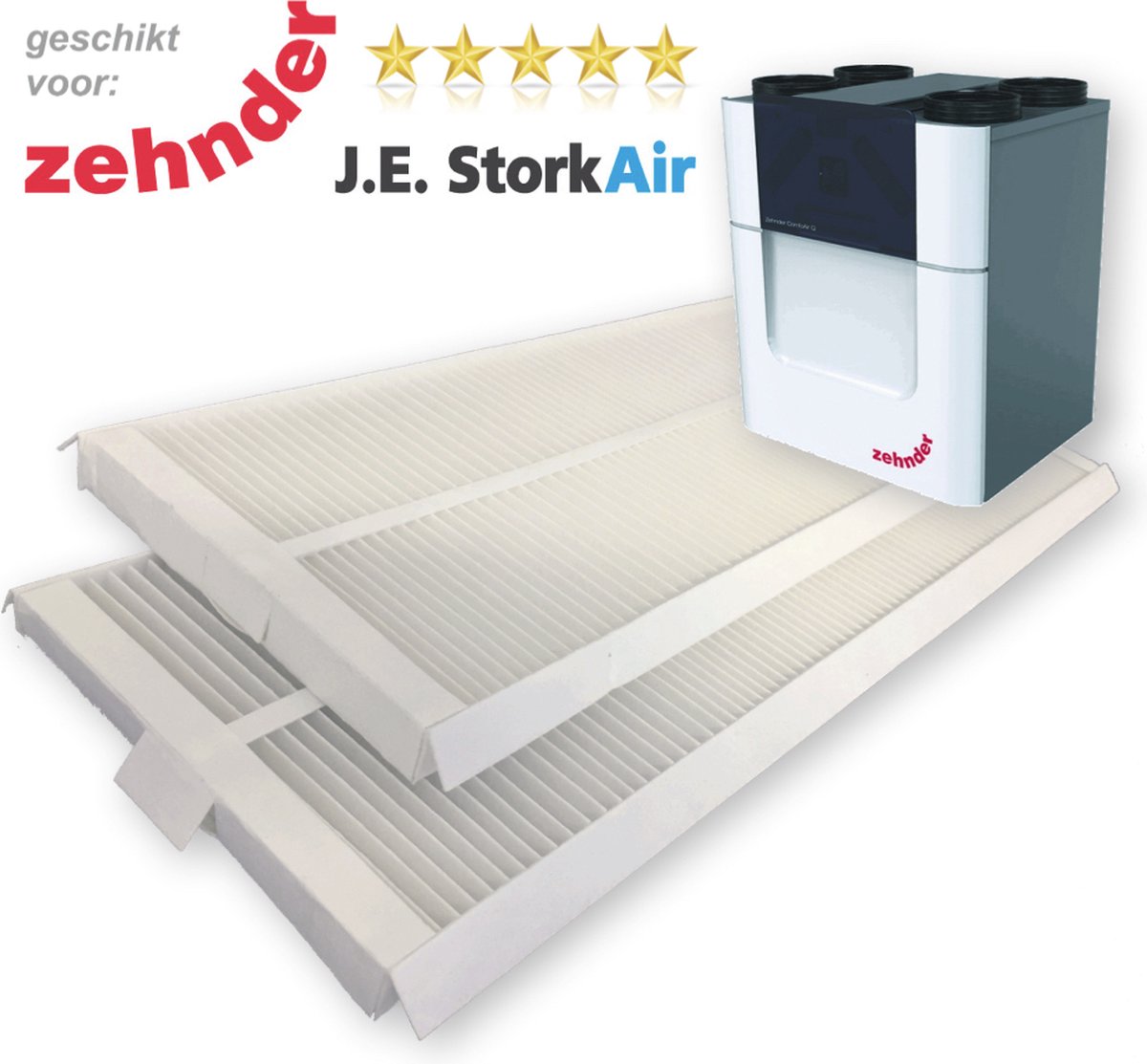 WTW filters voor Zehnder Comfo Air Q - 10 sets - DoosVoordeel