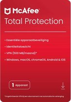 McAfee Total Protection 1- PC 1 an