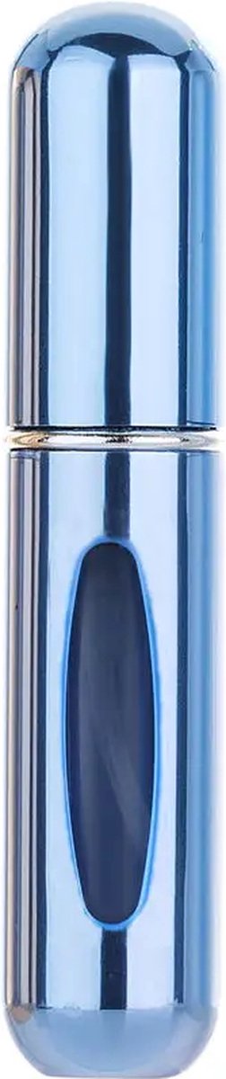CMJ - Parfum verstuiver - Shiny Blauw - 5ml - Lipstickformaat - Navulbaar - Handig voor onderweg - Luxe