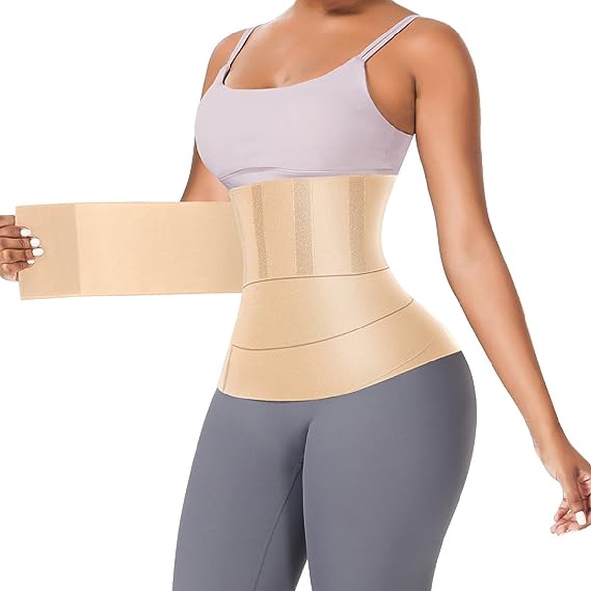 Goedkoopste Taille Trainer voor Dames Sauna Trimmer Belt Tummy Wrap Plus Size