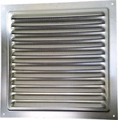 Metalen ventilatierooster met insectenbescherming, ventilatierooster, luchtafvoer-/toevoerluchtopening