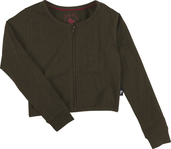 Birds by D-Rak - Bolero vestje - khaki - maat 104