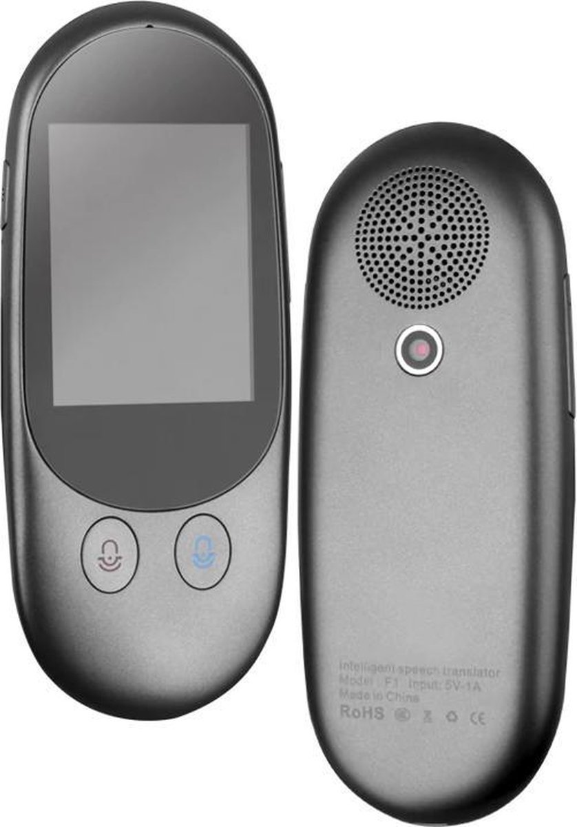 DrPhone WorldVoice - Slimme Vertaler - Wifi + Hotspot - Real-Time Offline Vertaling 50 + Talen 150 uur Standby + Ruisonderdrukking - Slimme Vertaalcomputer / Vertaalmachine