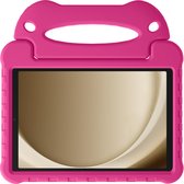 Cazy Ultra Kinderhoes - Geschikt voor Samsung Galaxy Tab A9 - Kindvriendelijk - Schok- en stootbestendig - EVA materiaal - Handvat en standaard - Roze