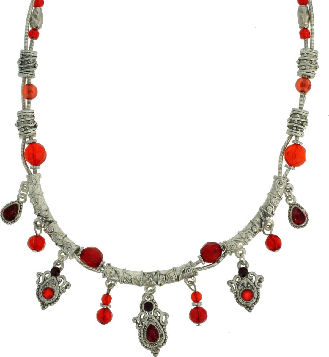 Behave Vintage ketting rood