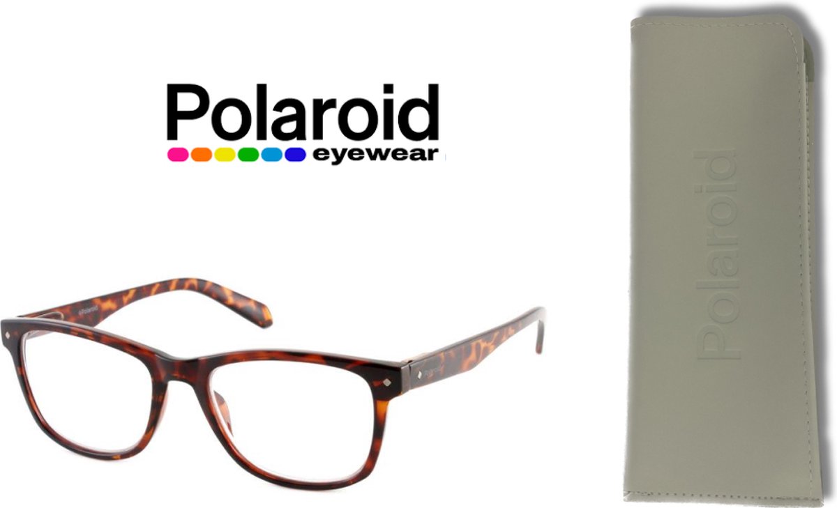 Leesbril Polaroid PLD0020 donker/havanna