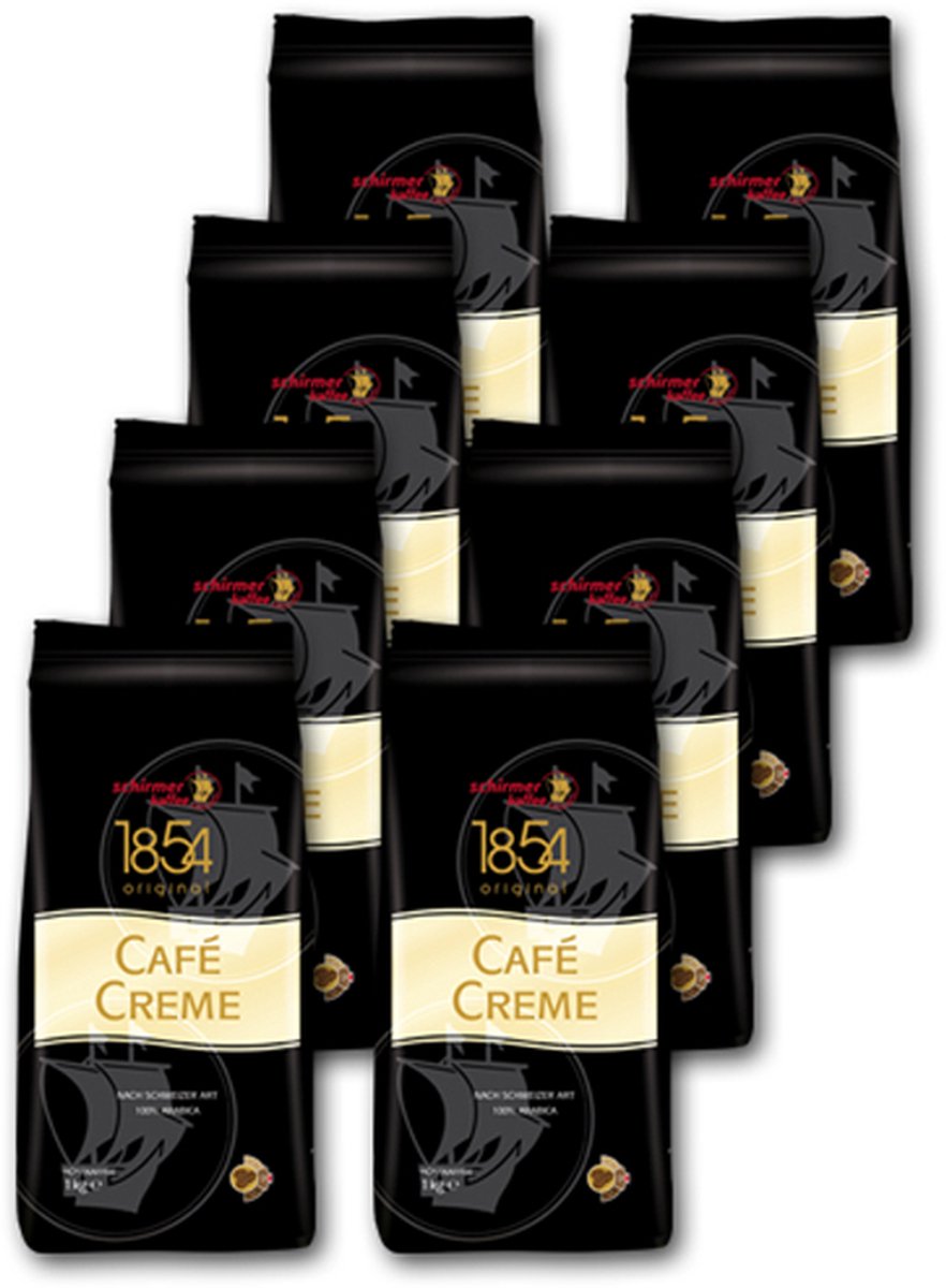 Goedkoopste Schirmer - 1854 Café Creme Bonen - 8x 1kg