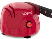 Noswo Elektrische Messenslijper - Multifunctioneel - Geschikt voor Messen, Schroevendraaiers en Scharen - Anti Slip - Rood