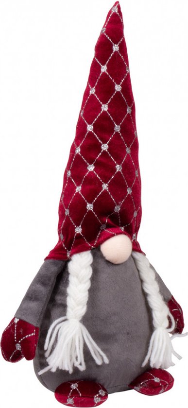 Without Lemon - Christmas Setje 2 stuks Kerst Kabouter Pop - Rode Muts - Pluche Zweedse - Gnome Kerst Decor - Scandinavische Tomte Nordic - Elf Speelgoed - Xmas Ornament - 2 stuks - Kerstpoppen