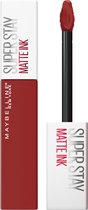 Maybelline New York - SuperStay Matte Ink Lipstick - 335 Hustler - Rood - Matte, Langhoudende Lippenstift - 5 ml
