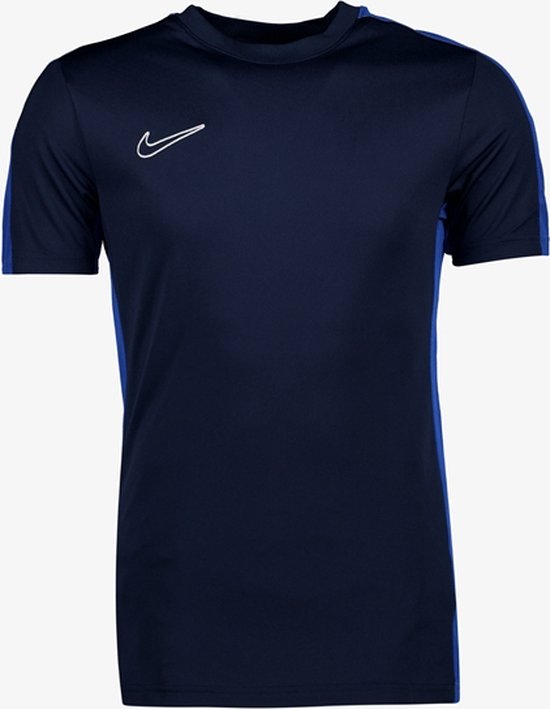 Nike DF Academy 23 heren sport T-shirt - Blauw - Maat L | bol