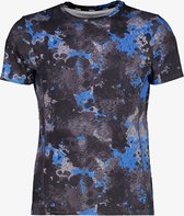 Osaga Dry heren hardloop T-shirt met print - Zwart - Maat S