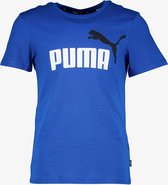 Puma ESS+ Col 2 Logo kinder T-shirt blauw - Maat 164