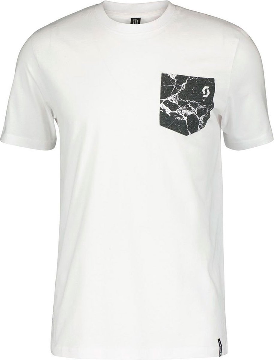 Scott Pocket Korte Mouwen T-shirt Wit 2XL Man