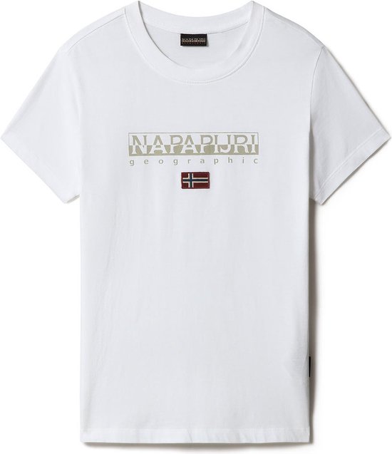 T-shirts korte mouw wit Napapijri main image 1