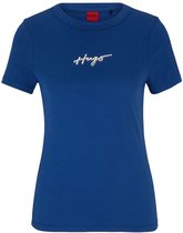 Hugo Classic 4 T-shirt Met Korte Mouwen Blauw S Vrouw