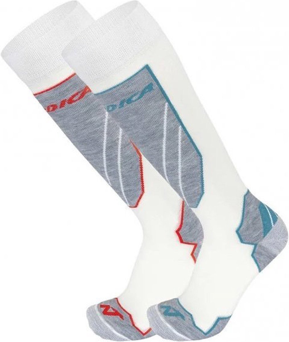 Nordica Wintersportsokken/Skisokken Cruise 2pack 35/38 + /grijsblauw Wit
