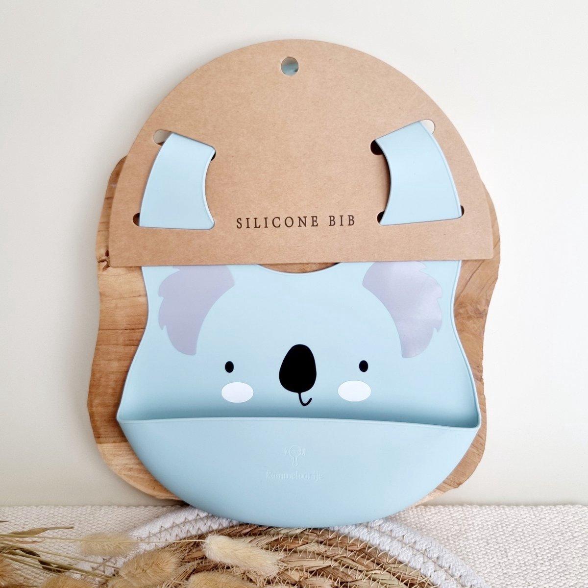 Goedkoopste Siliconen slabber Koala - IJsblauw