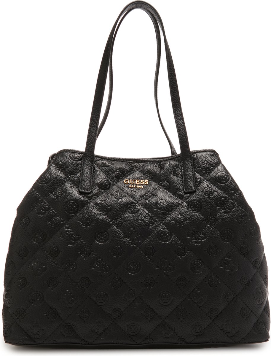 Guess Vikki, Vikky ROO Tote dames, eenheidsmaat, Zwart, Eén maat