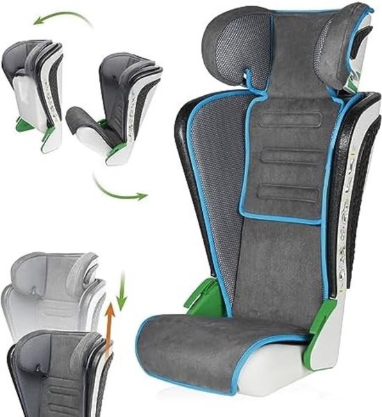 Bebeconfort Disney Manga i-Fix Autostoel ISOFIX, Frozen Autostoel Voor Jongens en Meisjes van 6-12 jaar, 22-36 kg, 128-150 cm, Draagbaar, Comfortabel, Compact, Lichtgewicht, Authentic Frozen