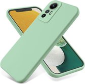 Siliconen Hoesje Geschikt voor Xiaomi Redmi Note 12S | Flexibel | Dun | Zacht | Back Cover Groen
