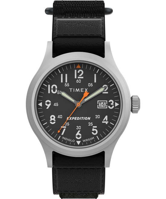 Timex Expedition Scout TW4B29600 Horloge - Textiel - Zwart - Ø 40 mm