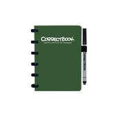 Correctbook Original A6 Forest Green-Blanco - Uitwisbaar / Whiteboard Notitieboek