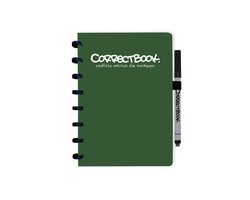 Correctbook Original Forest Green gelijnd - Uitwisbaar / Whiteboard Notitieboek