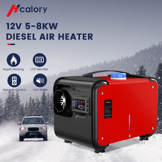 Hcalory – chauffage à Air Diesel 2kw 5-8kw 12V, pour voiture, Bus