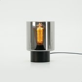 EGLO Gorosiba lampe de table E27 60 W Noir, Transparent
