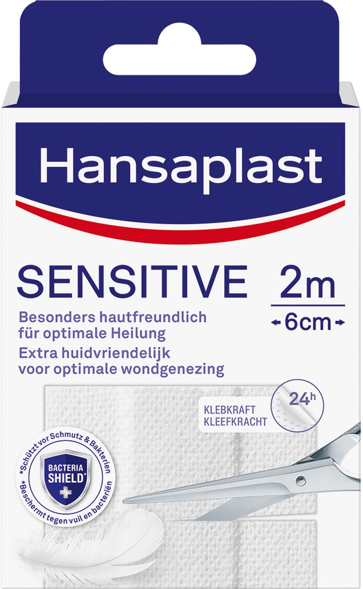 Goedkoopste Hansaplast Sensitive Pleisters - Wondpleisters - Wondverzorging - 2m x 6cm