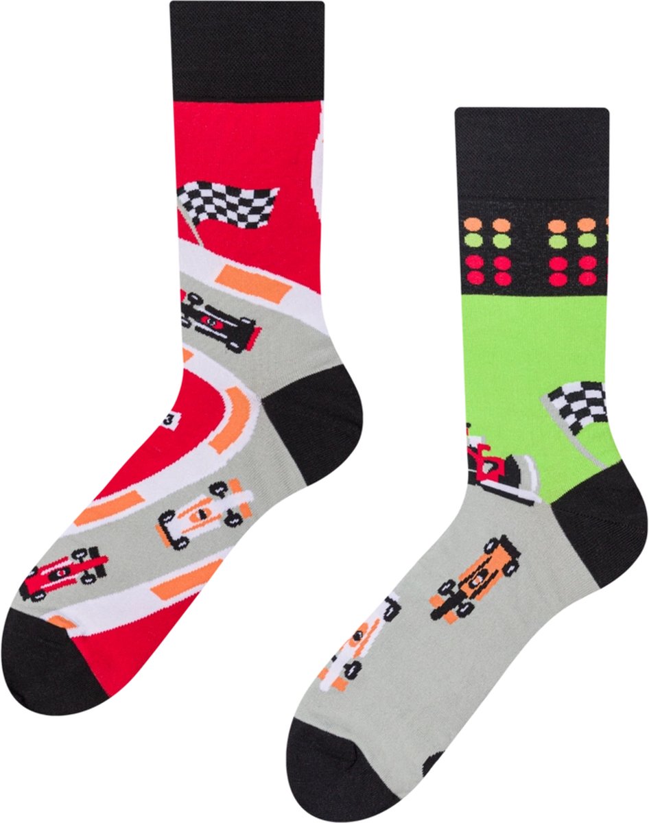 Dedoles Mismatched Sokken - Formule Race - Maat 35-38
