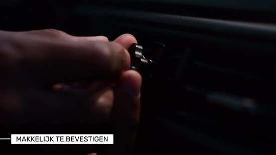 Support de téléphone de voiture Potec - Chargement sans fil 15 W - Pince de Ventilation