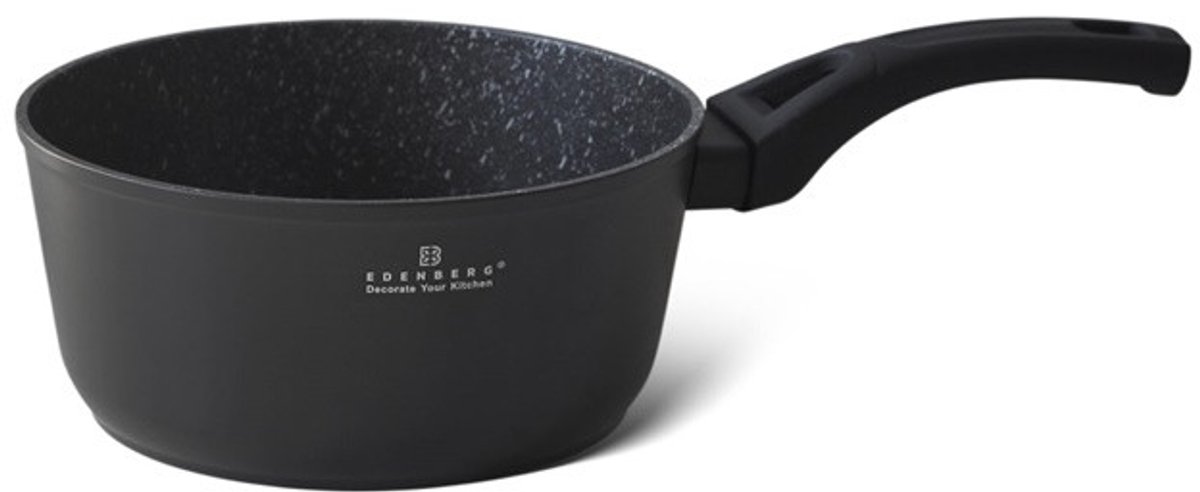 Edënbërg Stonetec Line - Steelpan Keramisch - 20 cm - 3-laags anti-aanbaklaag!