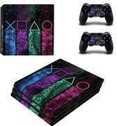 PS4 PRO Skin - Console Skin - The One - 1 console en 2 controller stickers