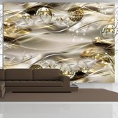 Fotobehangkoning - Behang - Vliesbehang - Fotobehang Luxe Parels - 200 x 140 cm