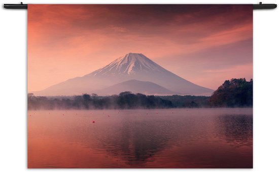 Mezo Wandkleed Fuji 2 Rechthoek Horizontaal S (40 X 60 CM) - Wandkleden - Met roedes