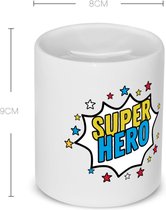 Akyol - super hero Spaarpot - Superhelden - een superheld - verjaardagscadeau - kado - gift - geschenk - 350 ML inhoud