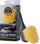 Chemical Guys Yellow Stiffy Brush for Carpets and Durable Surfaces