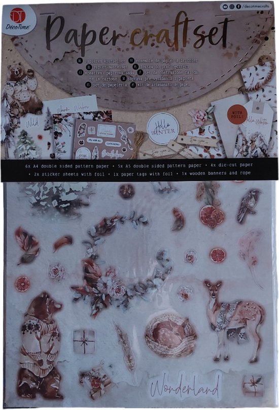 Deco Time Paper craft set Knutselset Kaarten maken bol