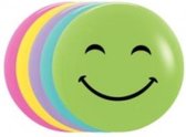 20 x Ballonnen Smiley div kleuren 12,5 cm 100% biologisch afbreekbaar. Verjaardag, Themafeest.