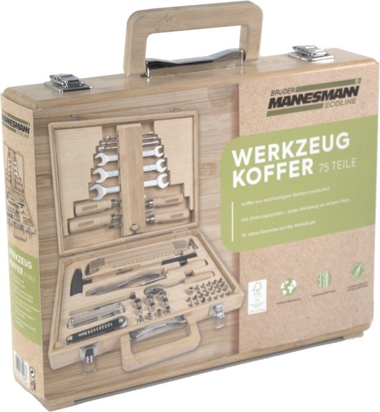 Brüder Mannesmann 29075 Gereedschapset in koffer - 108-delig